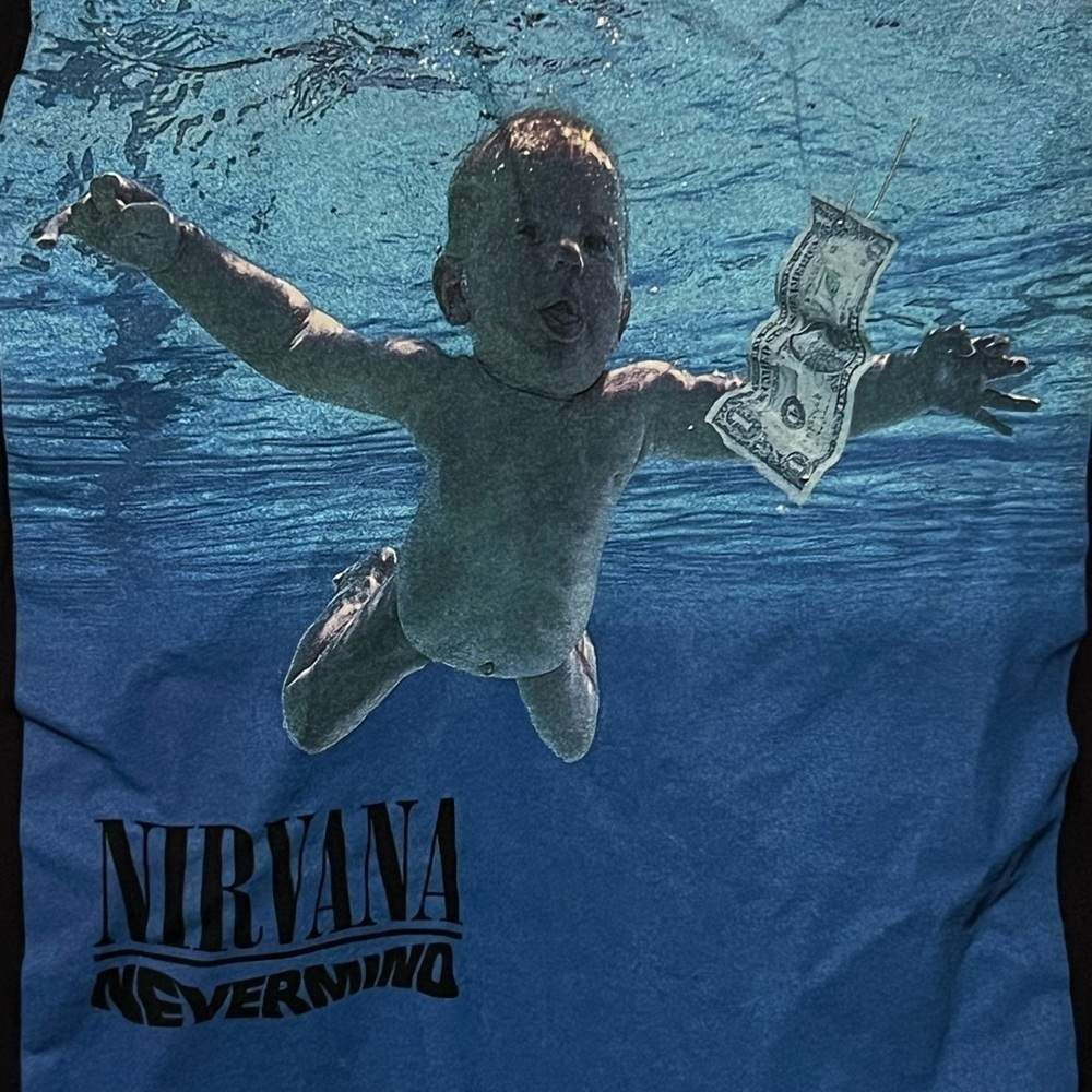Nirvana Nevermind Graphic T-Shirt Size Men's XXL EUC 2022 Retro - Picture 3 of 4